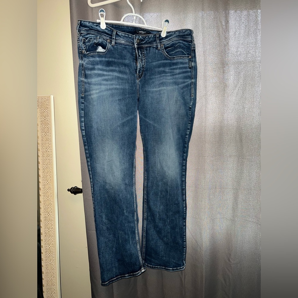 Silver jeans